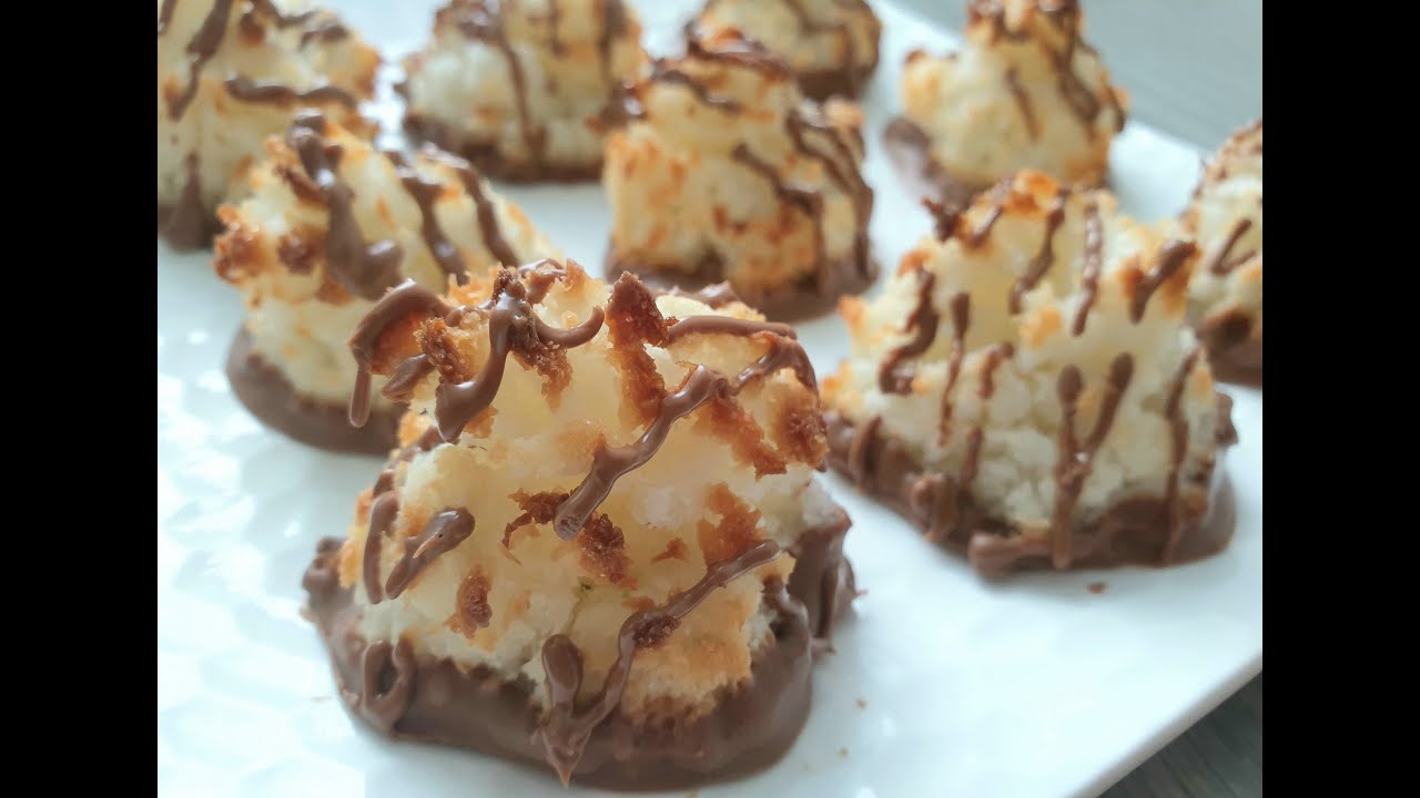 Rochers à la noix de coco🥥 (une recette facile, rapide et délicieuse)صخور جوز الهند