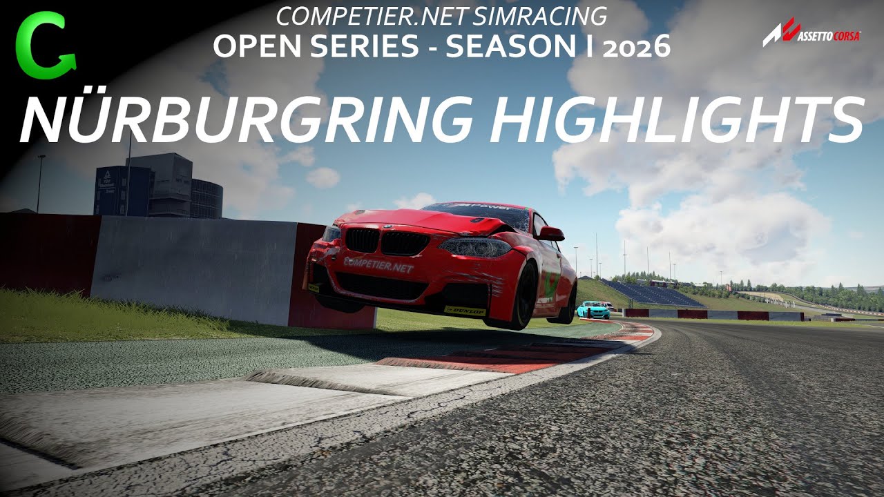 Did He Risk Too Much? Nürburgring Highlights - Competier Open Series Season 1