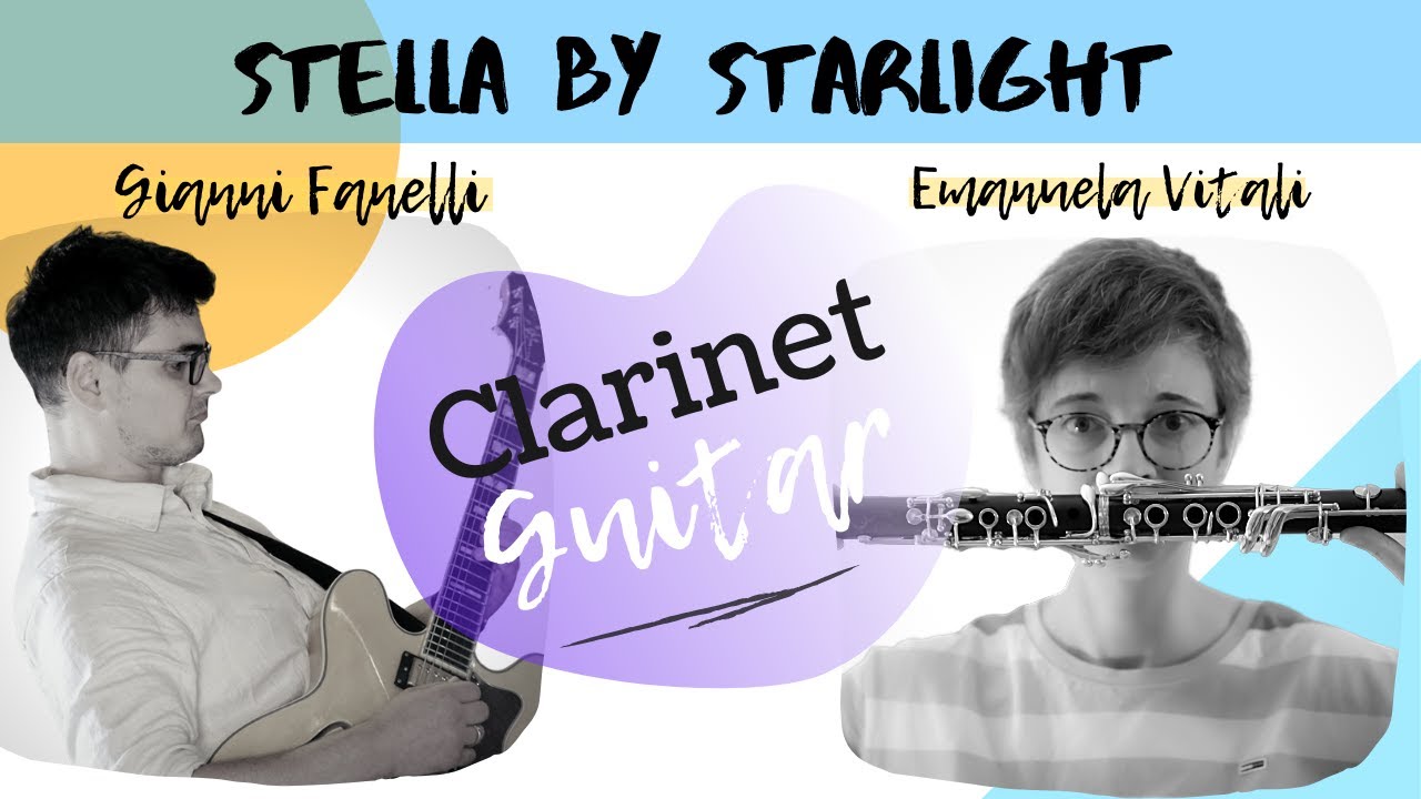 Stella by starlight jazz standard, guitar-clarinet