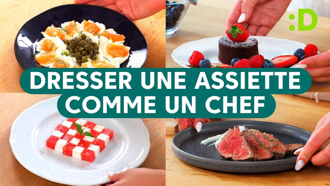 5 astuces pour dresser une assiette comme un chef !