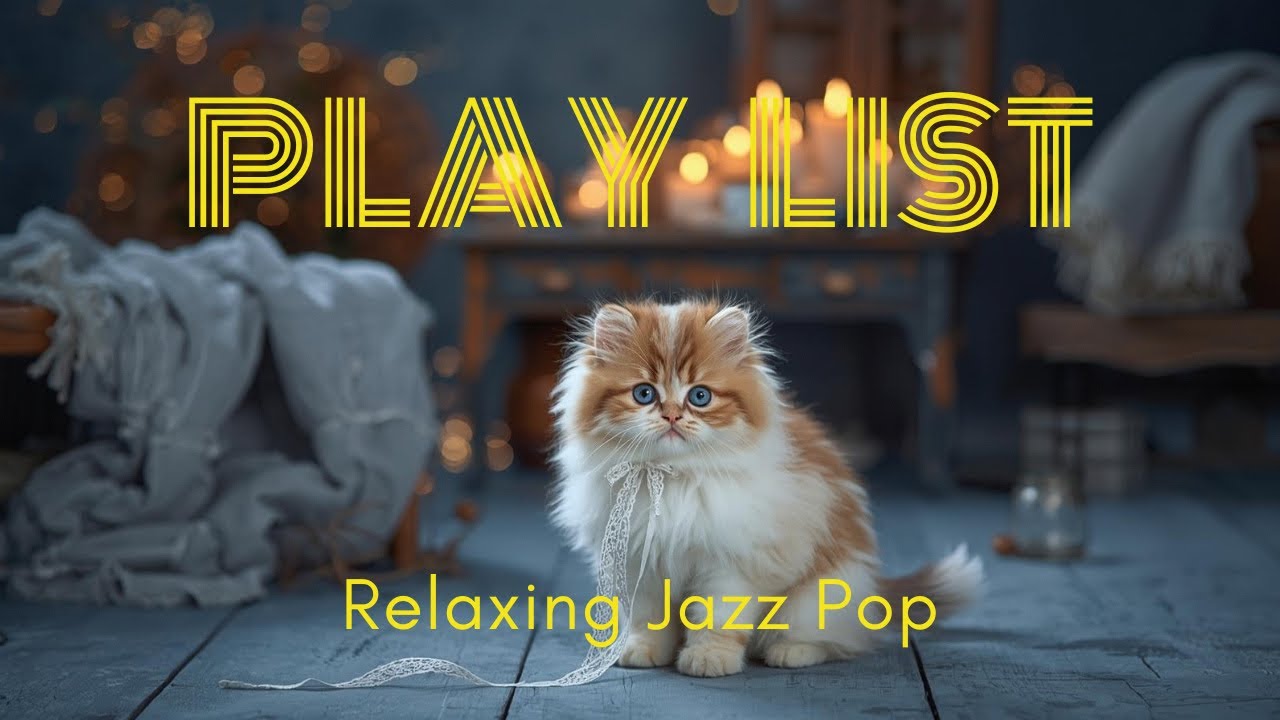  【 Relaxing Cafe Jazz & Pop | PLAYLIST 】Mellow Coffee☕️✨ •  BGM • Study • Work • Sleep • Cafe Music