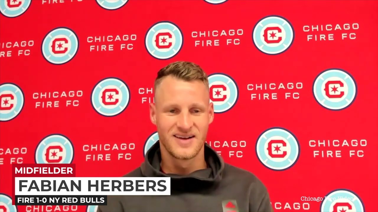 Midfielder Fabian Herbers Chicago Fire 1-0 New York Red Bulls #yodeportes