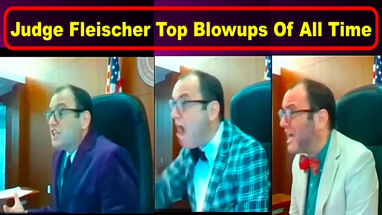 Top Blow Ups Of All Time Judge David Fleischer - Vikky's Court Clips