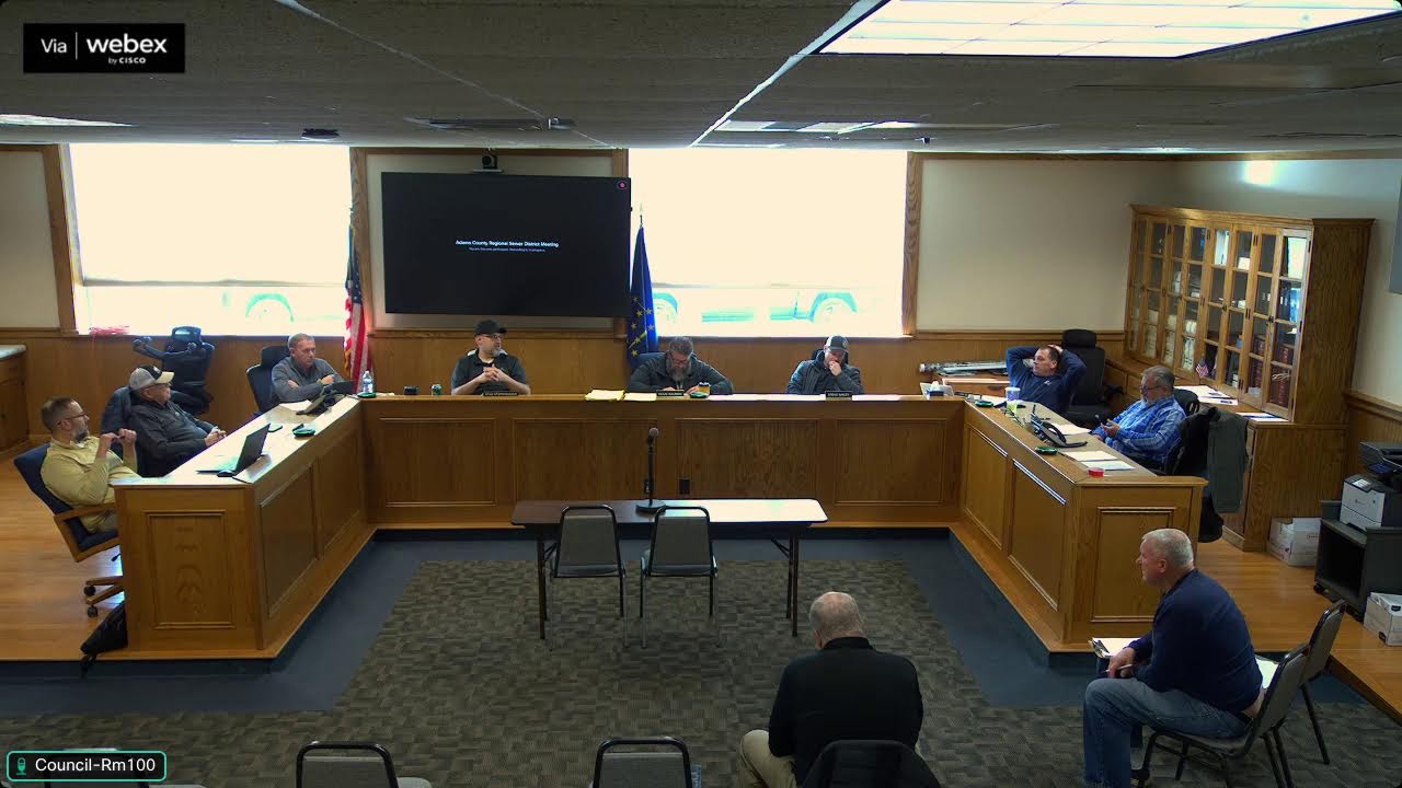 Regional Sewage District Meeting 01/08/2026