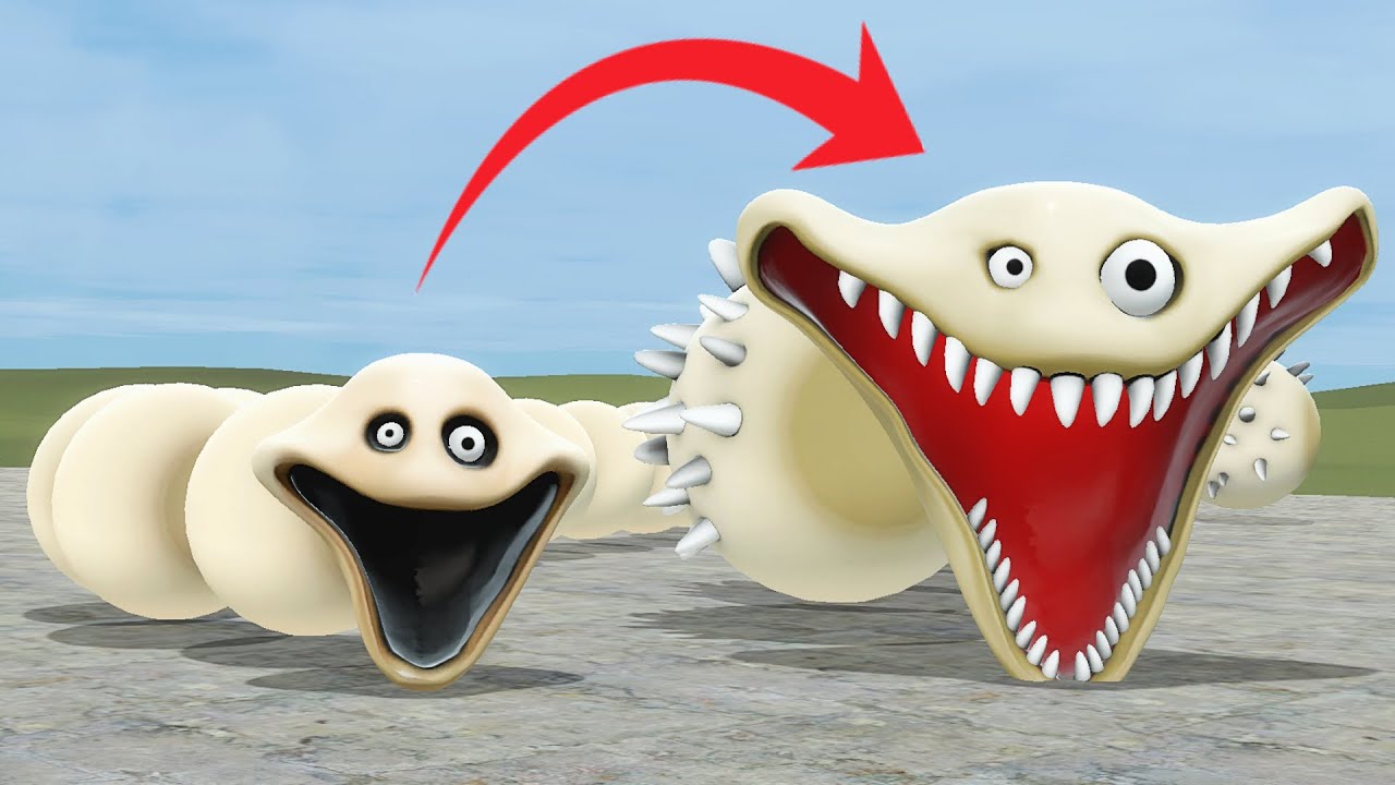 NEW EVOLUTION OF THE ROBLOX HUNGRY WORM PHASE 2 in Garry's Mod!!!