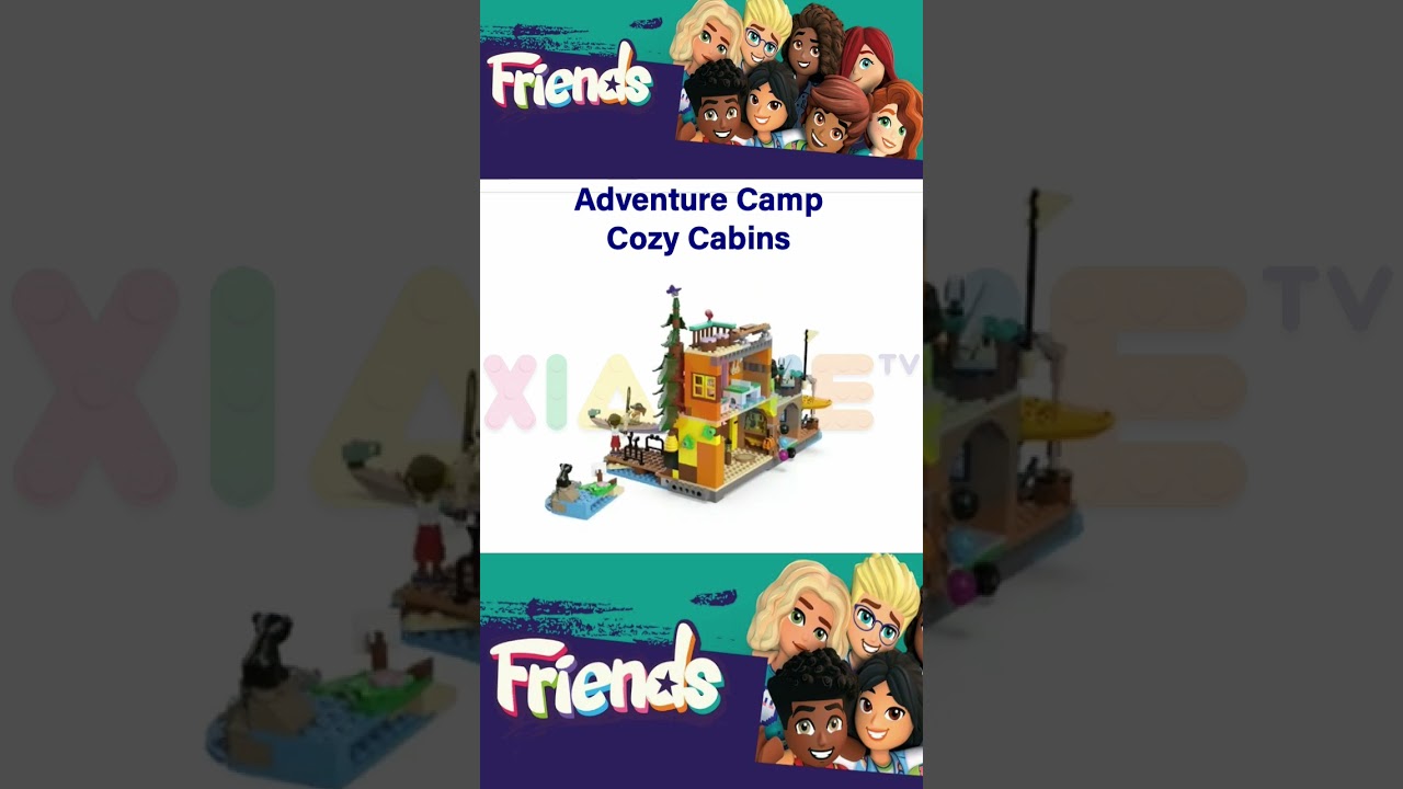 New LEGO&reg; Friends Adventure Camp Cozy Cabins