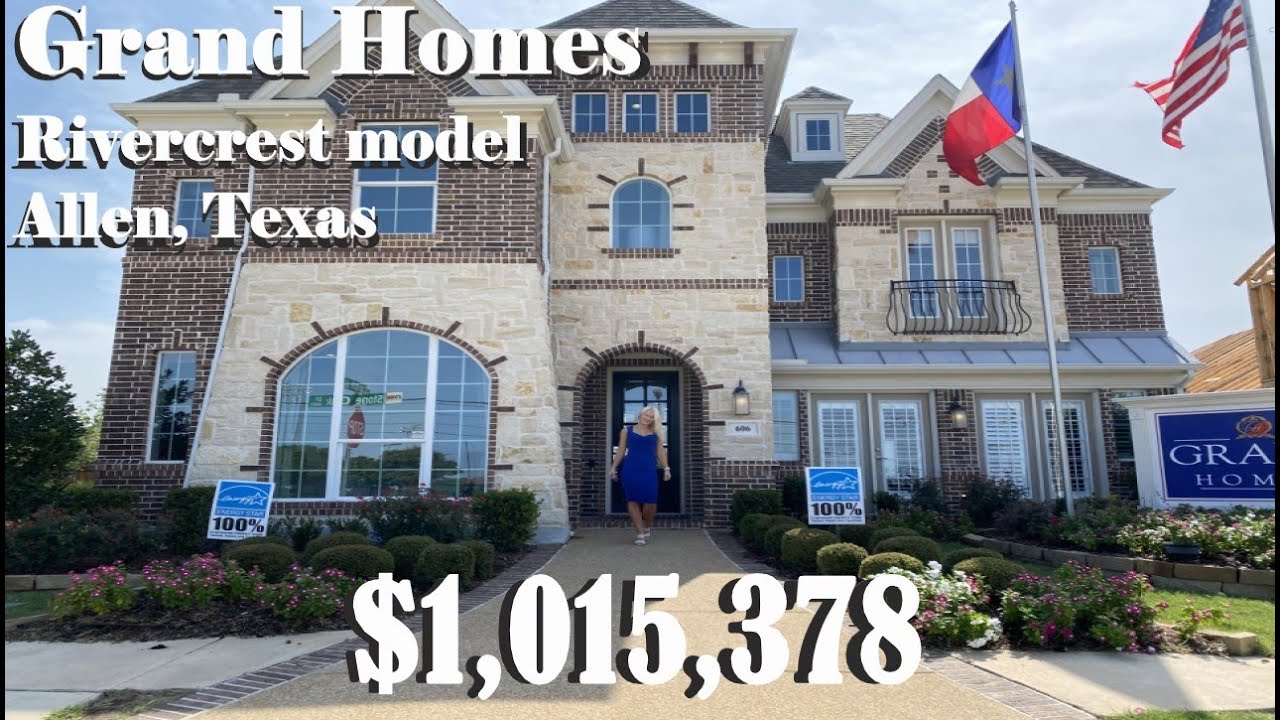 TOUR THIS BEAUTIFUL LUXURY GRAND HOME IN ALLEN TEXAS | RIVERCREST MODEL | AVAILABLE NOW |