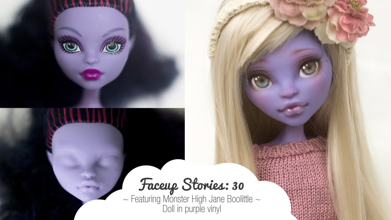 Faceup Stories: 30 Monster High Jane Boolittle