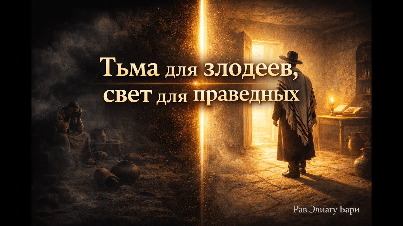 Ор аХаим – Бо – Тьма для злодеев, свет для праведных – Рав Элиягу Бари