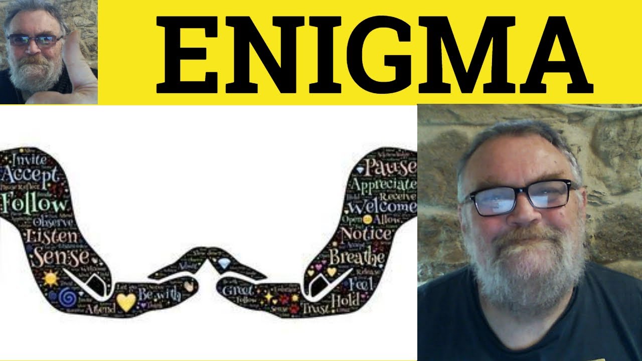 🔵 Enigma Meaning - Enigmatic Examples - Enigma - GRE Vocabulary - Enigma