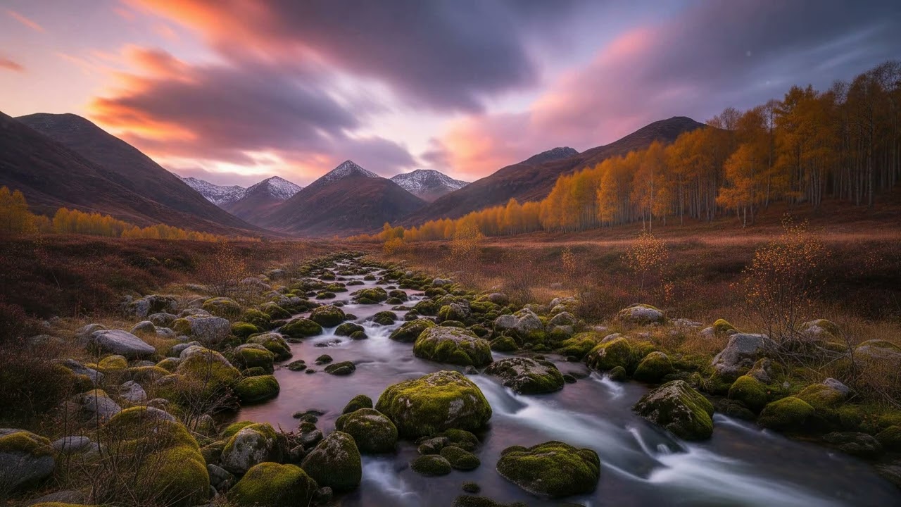 Serenity by the Brook: A Tranquil Autumn Escape