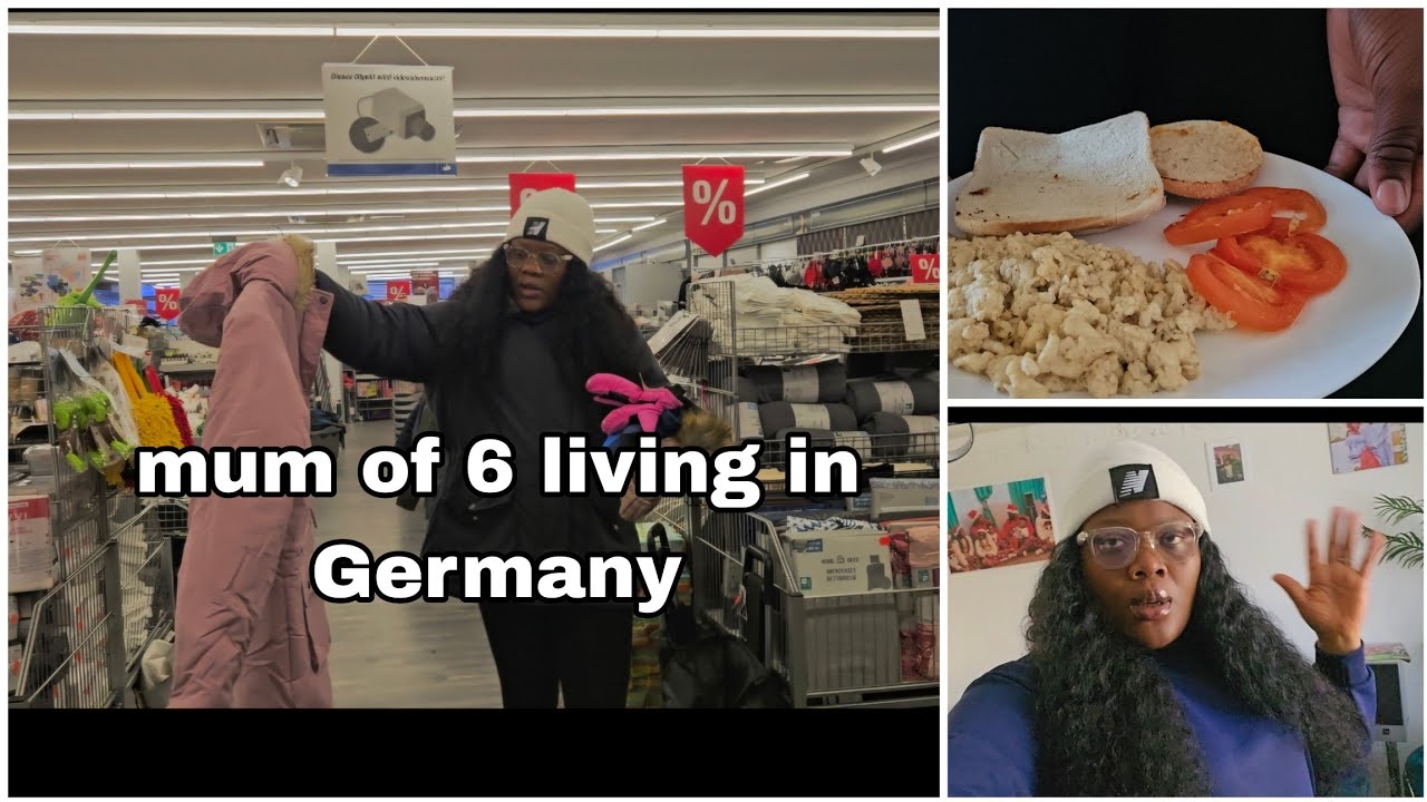 Mum of 6 kids living in Germany going winter shopping 