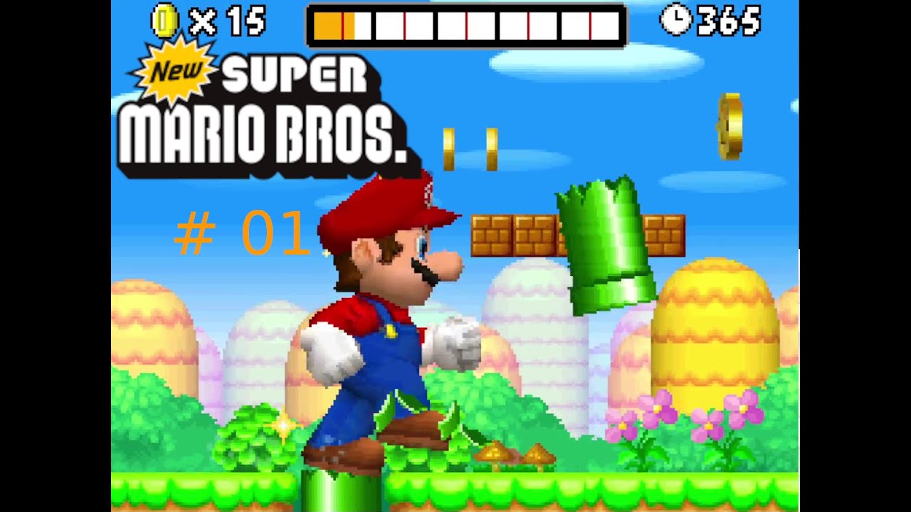 New Super Mario Bros DS 🍄 # 01 Das Gewitter über dem Pilzpalast 🍄 Let's Play