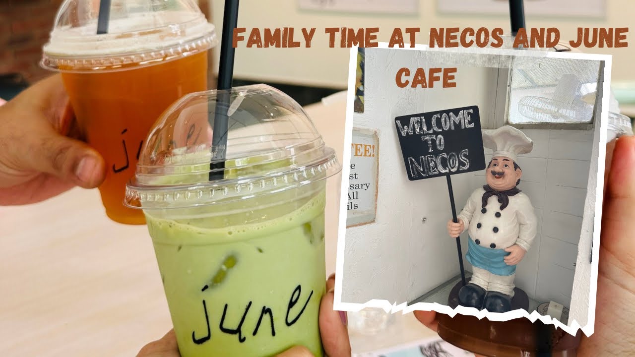Family time at Necos and June Cafe | Karachi | Had awesome Matcha Latte