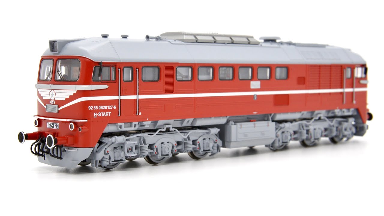 Modellbemutató: Roco MÁV-START M62 127 