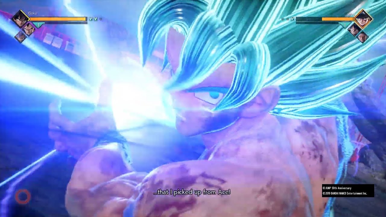 Jump Force Goku Vs One Piece Characters