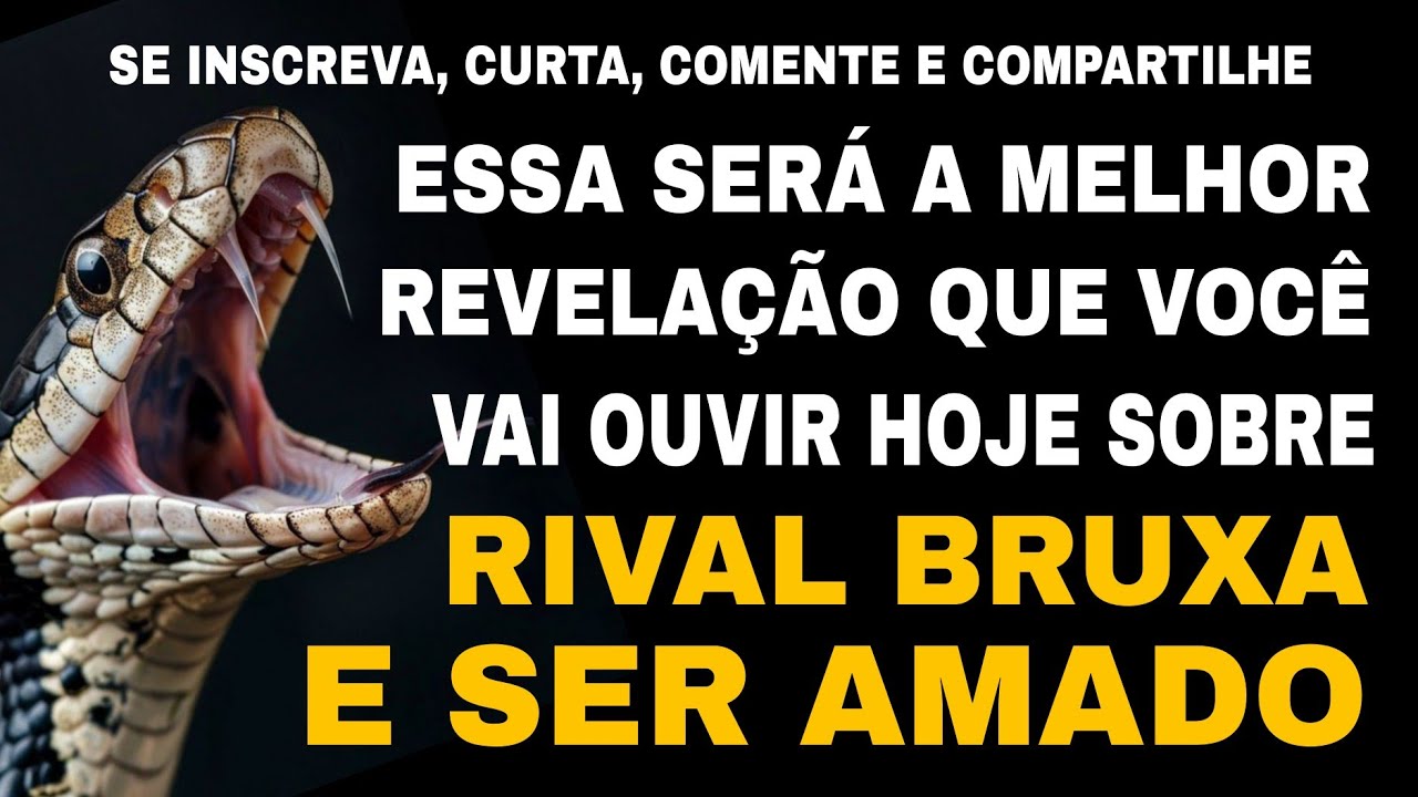 🔥 ESSA SERÁ A MELHOR REVELAÇÃO QUE VOCÊ VAI OUVIR HOJE SOBRE RIVAL BRUXA E SER AMADO Tarot Responde