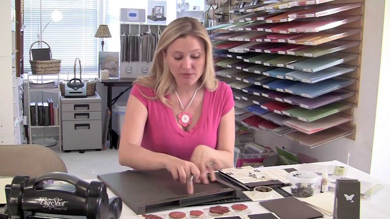 Обложка для блокнота — видеоурок с продукцией Stampin' Up