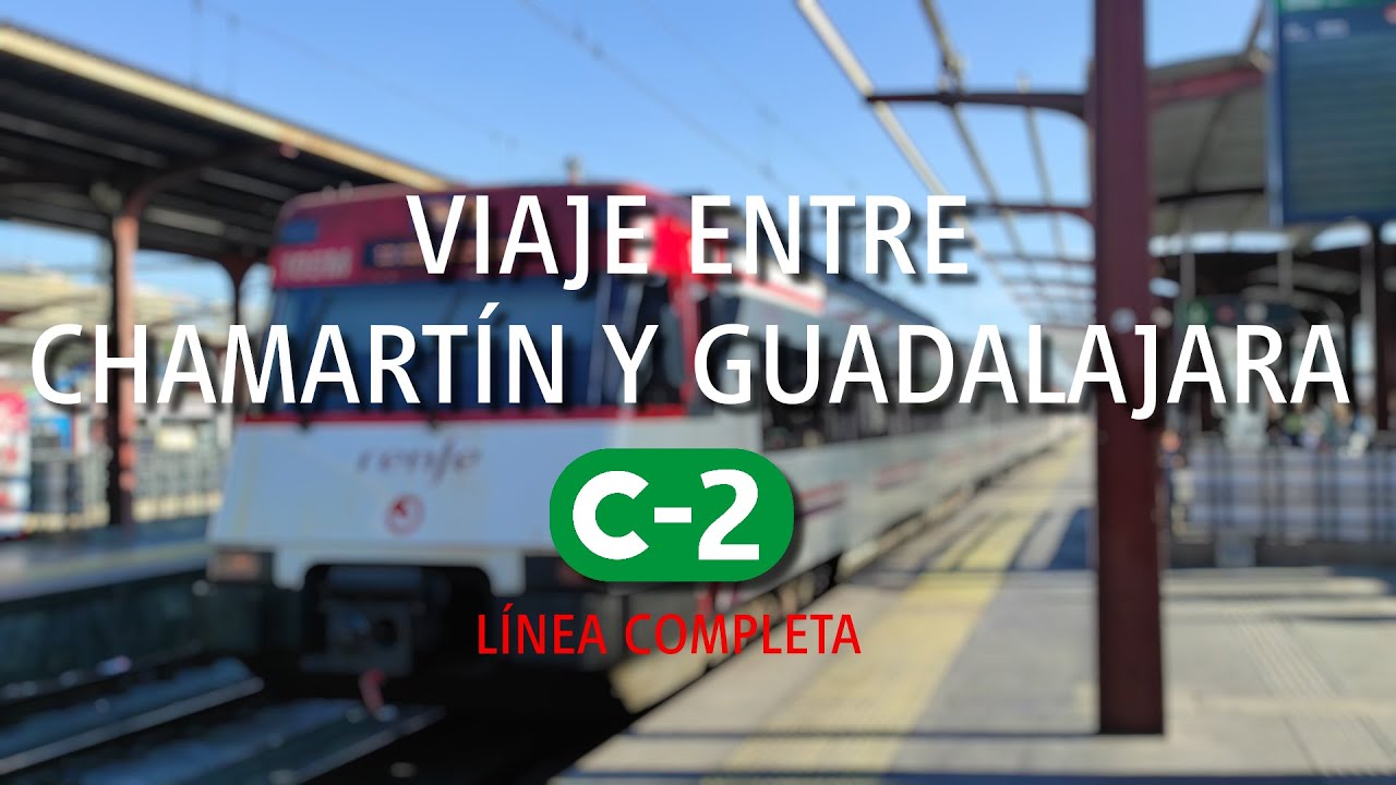 Renfe Cercanías | Madrid | Viaje de Madrid Chamartín a Guadalajara en S446 | C-2 | 4K