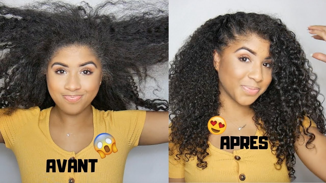 ROUTINE CHEVEUX BOUCLES AVEC AVLON + TUTO COIFFURE