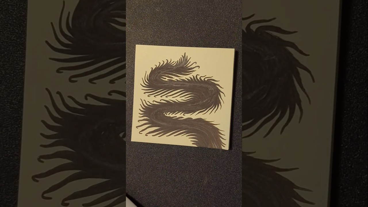 Dragon Tree Time Lapse Drawing 🐉🌲