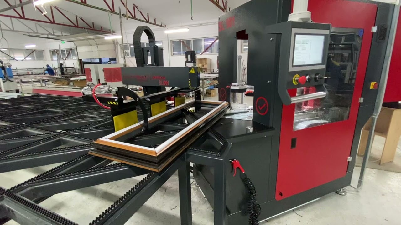 ARTIKON SL-901 Four Head Welding and Cnc Corner Cleaning Line/Romania