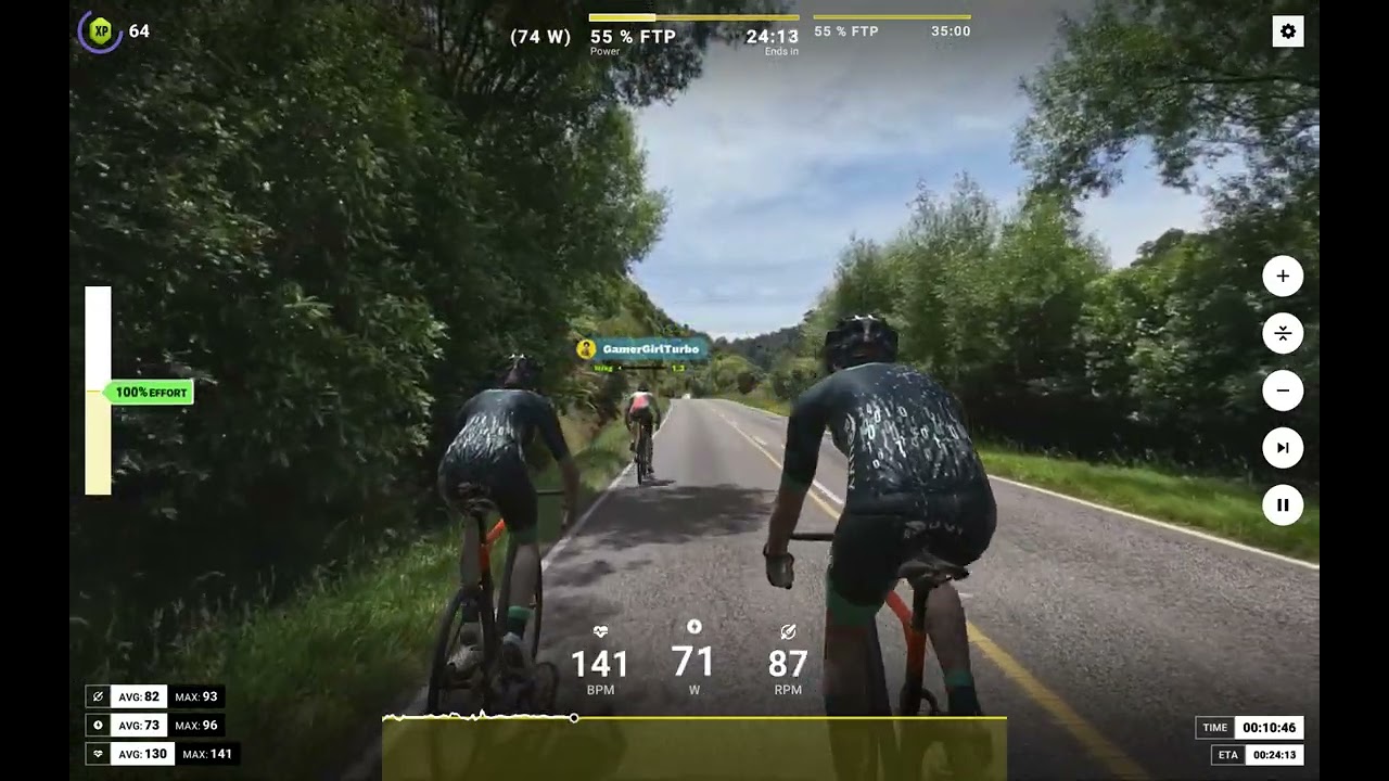 Inangahua Buller River Route (New Zealand) | Enjoying Lush Green Trees | Virtual Cycling on ROUVY
