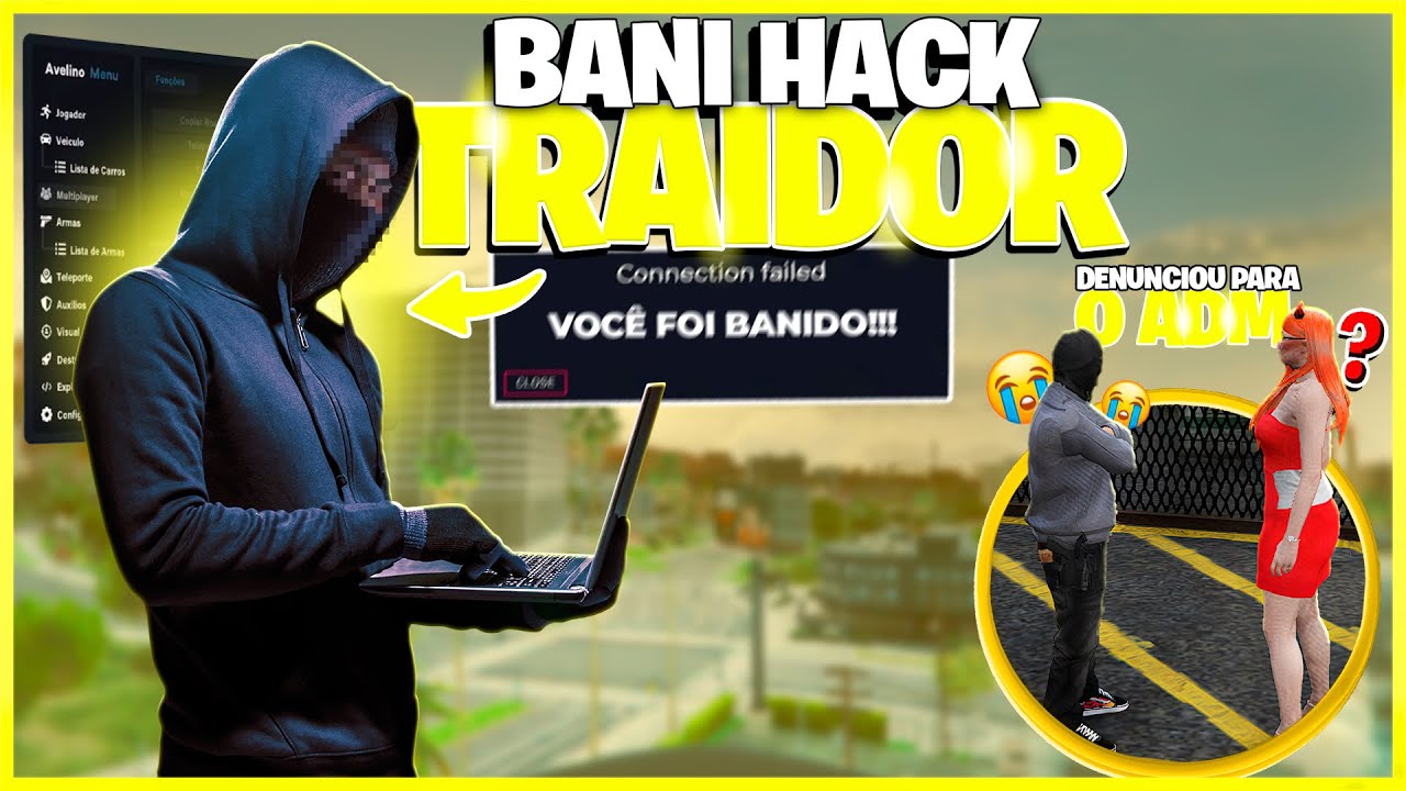 BANI HACKER TRAIDOR QUE ME DENUNCIOU PARA O ADM SE DEU MAL GTA RP