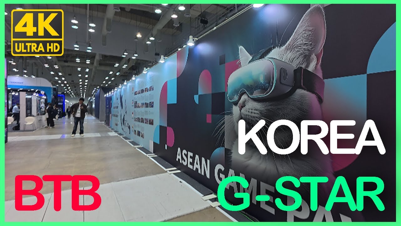 [4K] G-STAR 2024 B2B Hall Exclusive: Inside Korea's Gaming Business Powerhouse!