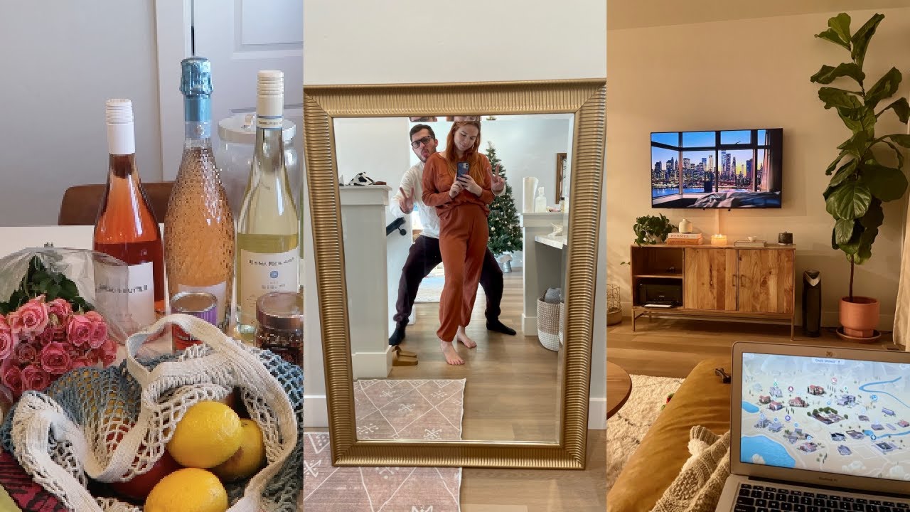 VLOG | Trader Joe's grocery haul, what i eat + cook, huge sustainable + home decor haul