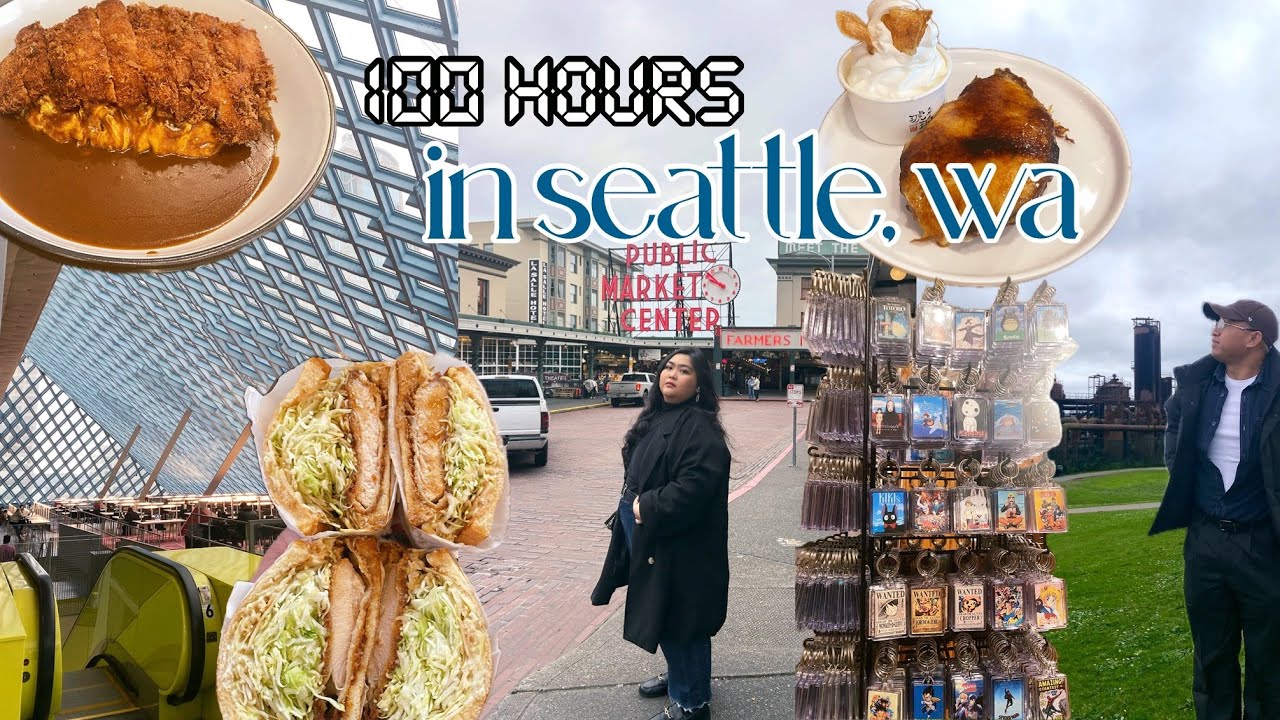 What I Ate In Seattle Part 1 - Pike Place Market, Favorite Japanese Restaurant , Piroshky, Matcha 🌾🌟