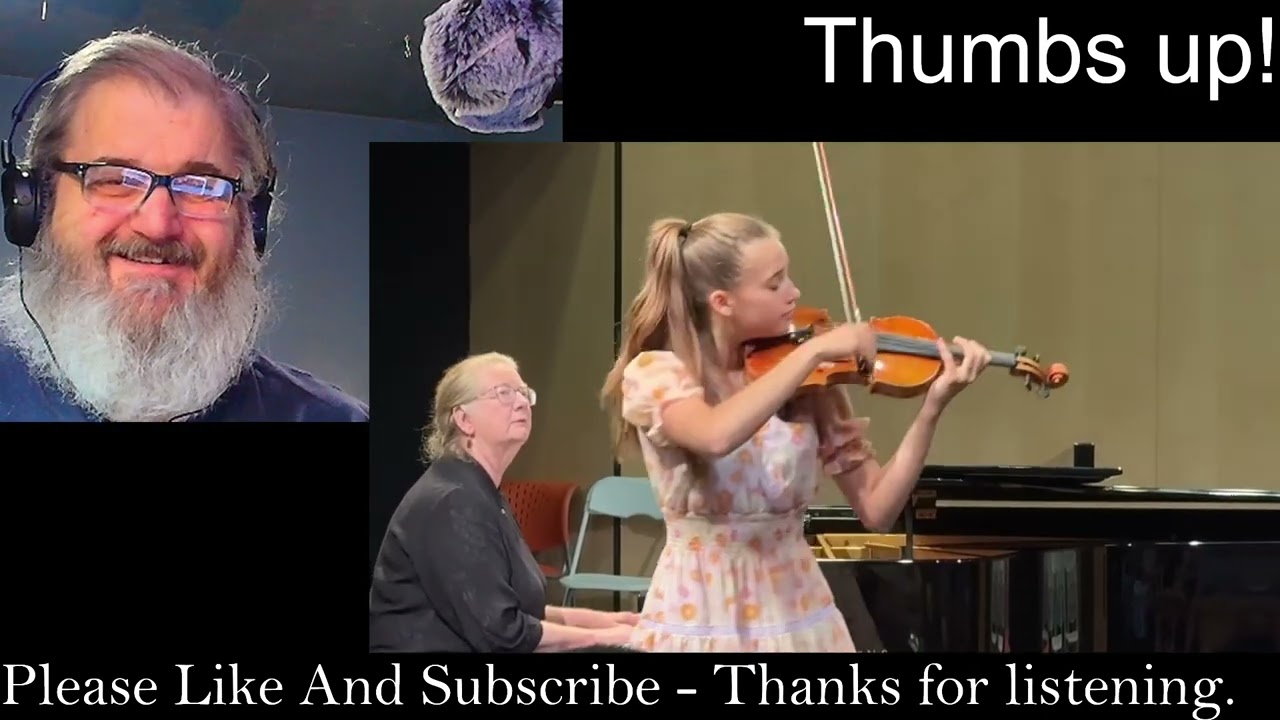 My reaction to - Karolina Protsenko - Sarasate - Zigeunerweisen