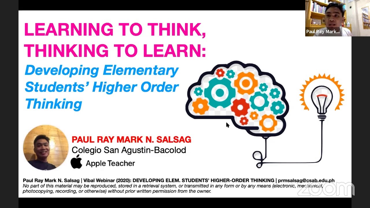 Learning to Think, Thinking to Learn: Developing Elementary Students' Higher-Order Thinking
