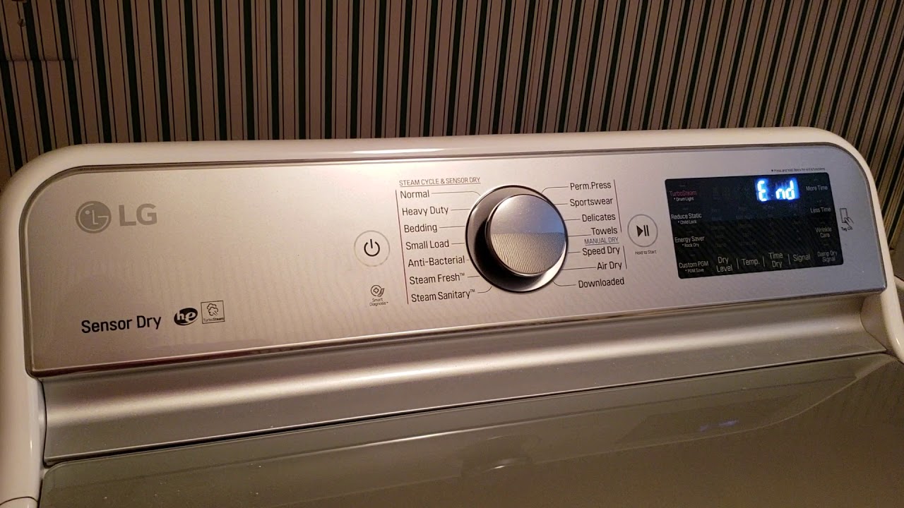 Theme and Variations on an LG Dryer Cycle Completion