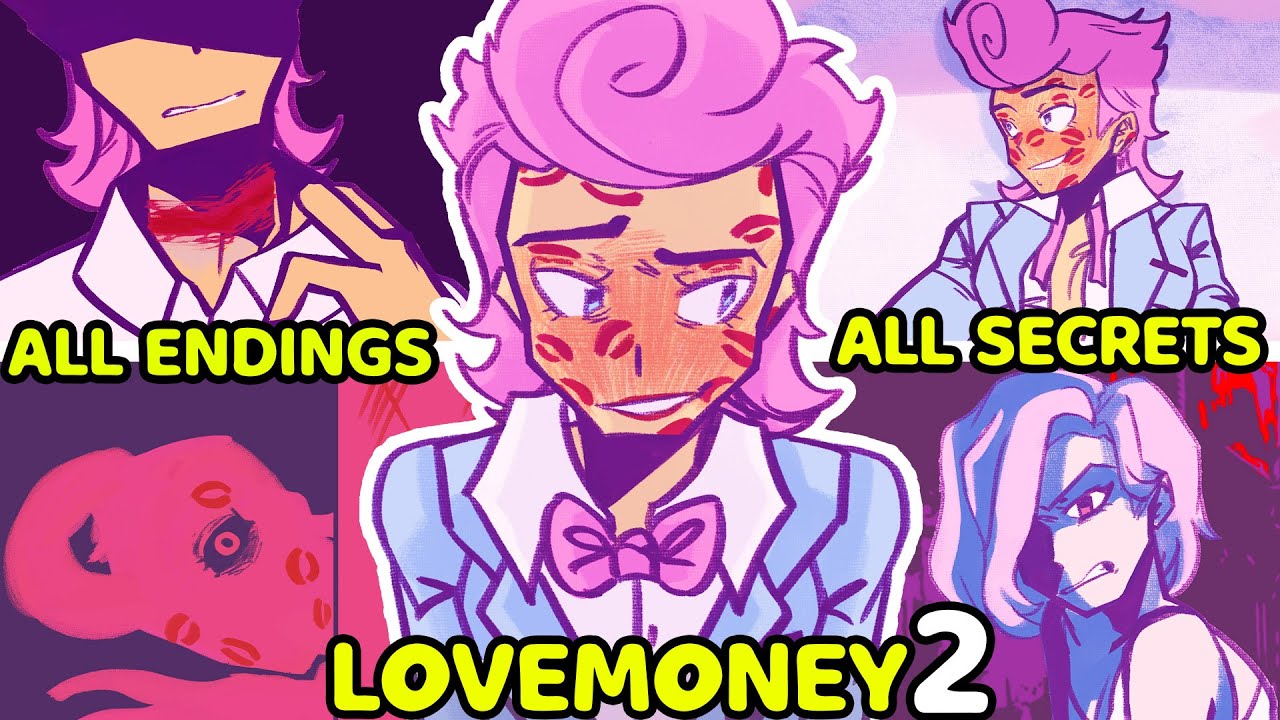 LOVEMONEY 2 - All Endings - ALL SECRETS + JUMPSCARE