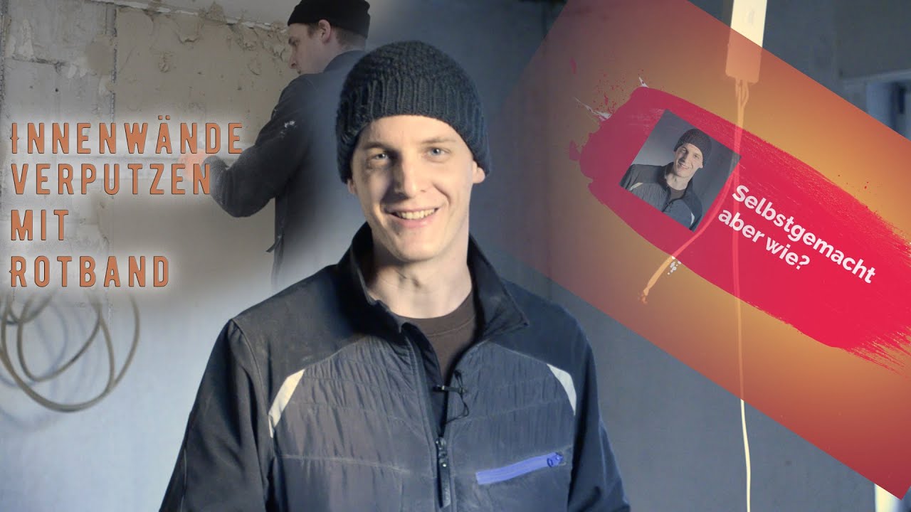 Innenwände verputzen mit Rotband - Kann man das selber machen? // DIY Selbstgemacht aber wie?