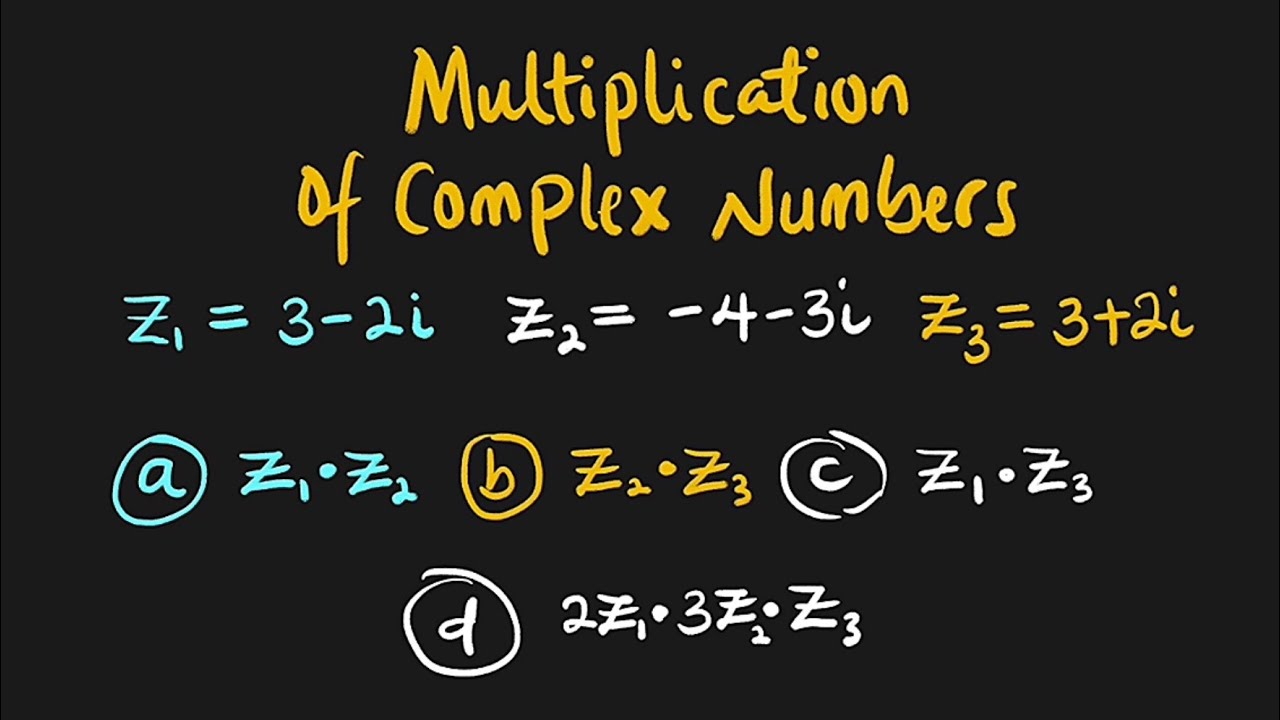 Multiplication of Complex Numbers