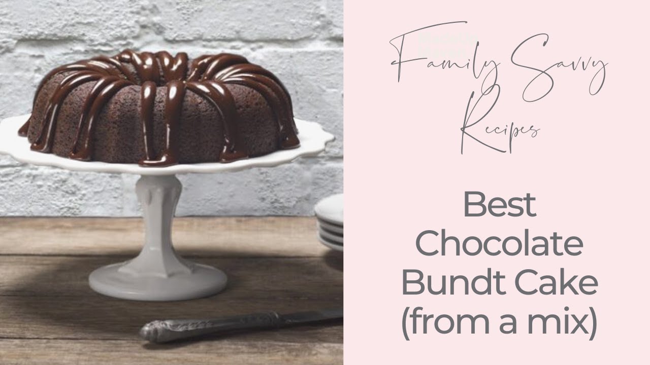 Best Chocolate Bundt Cake Ever (from a cake mix)