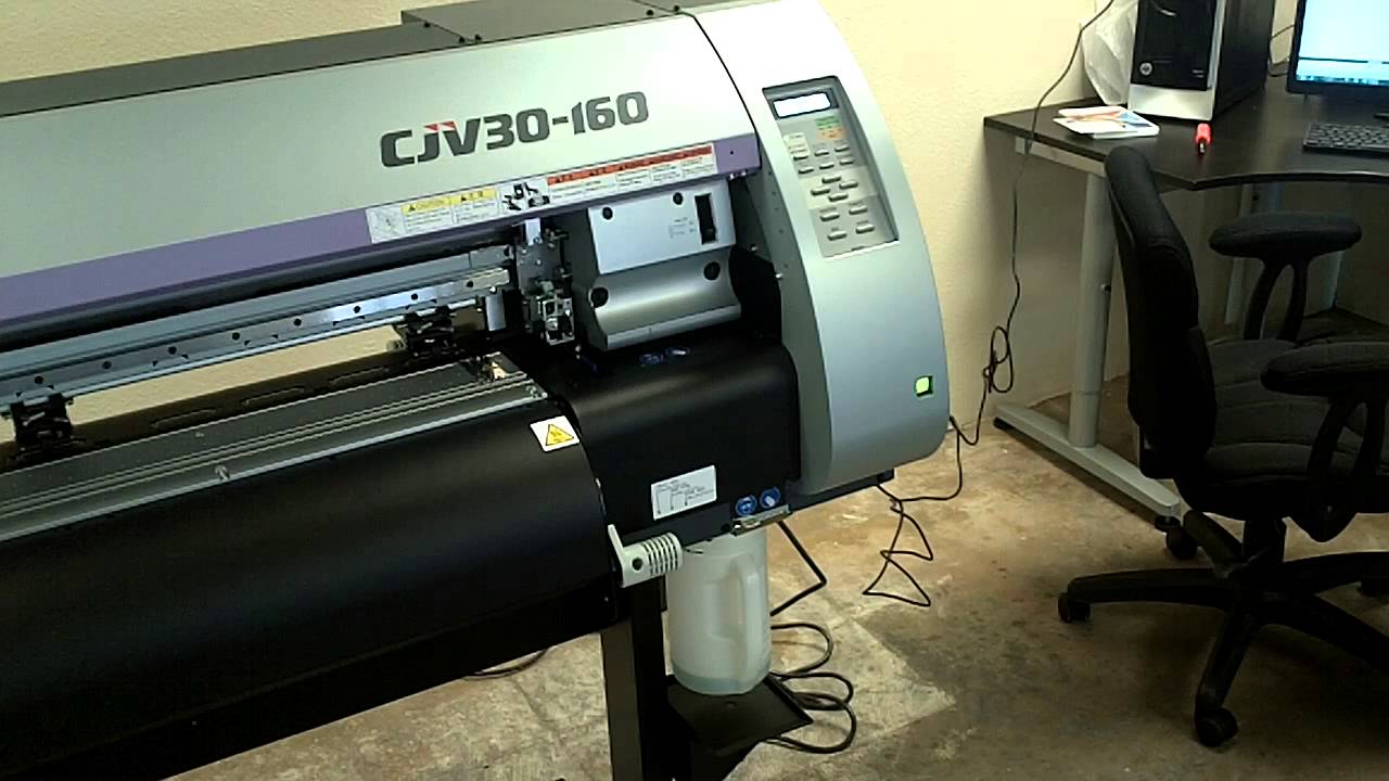 Mimaki CJV30-160 part 2 initial cleaning
