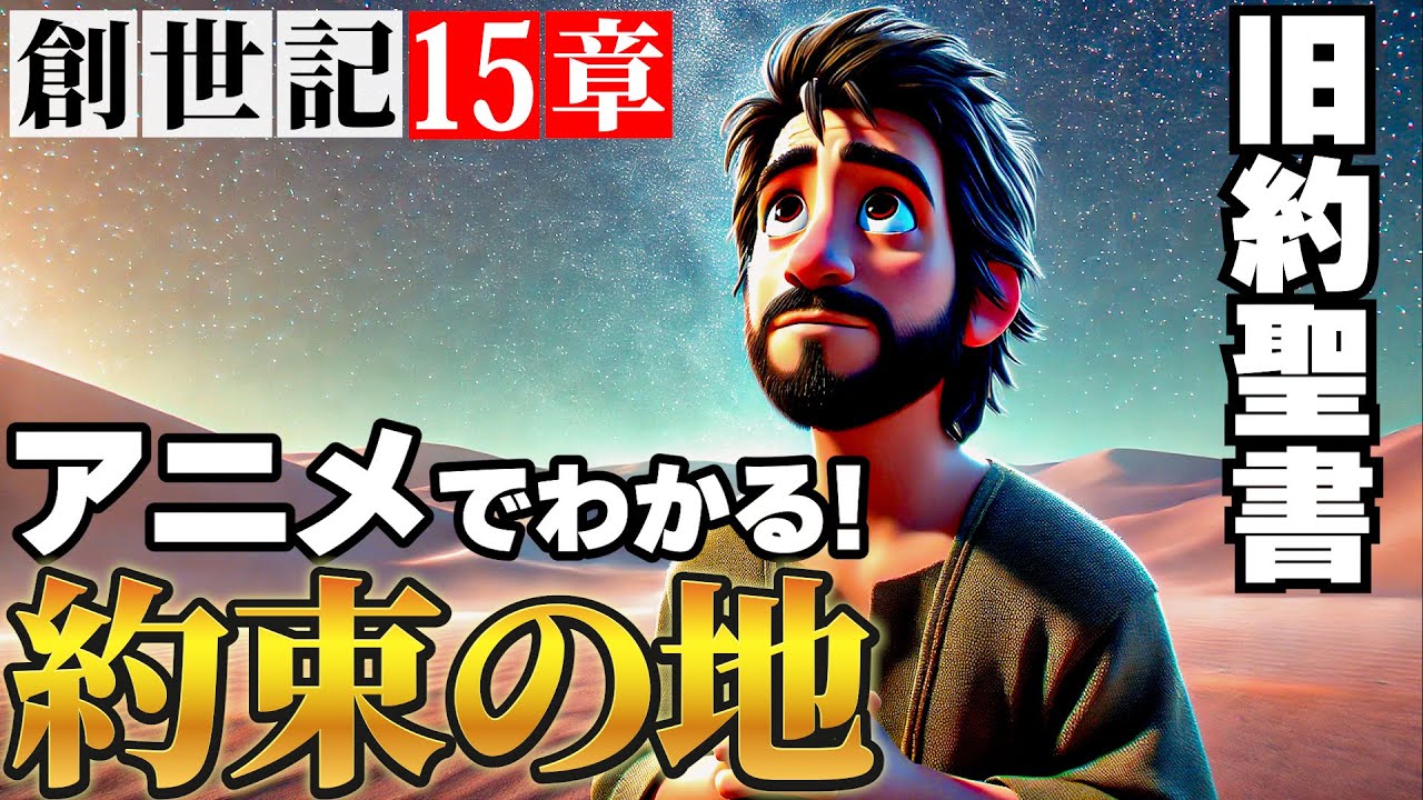 【聖書】アブラムと神の契約、約束の地とイスラエルの民【旧約聖書、創世記15章】