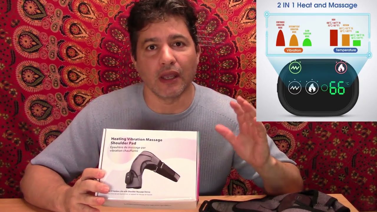 Heated Shoulder Wrap with Vibration