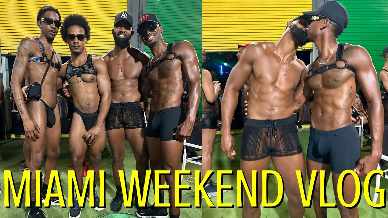 Miami Weekend Vlog + Deviant Party + Nude Beach With Rhobert & Dustin + Fit Safe Space Event & More