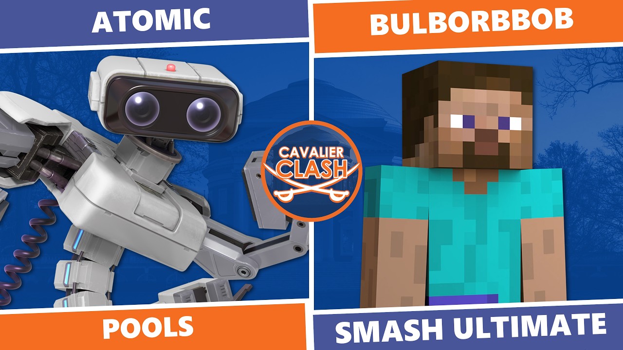 Cavalier Clash 7: Pools - Atomic (R.O.B.) Vs. Bulborbob (Steve) SSBU