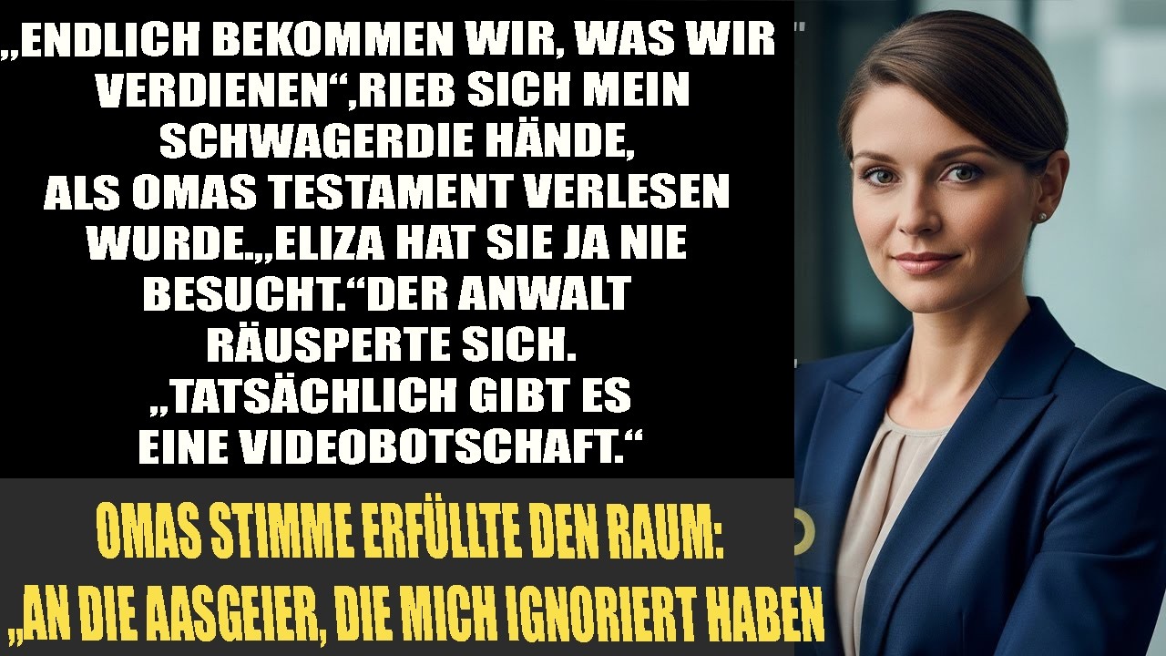 Schwiegereltern fordern mein Erbe bei der Eröffnung – doch der Anwalt liest noch etwas anderes vor.