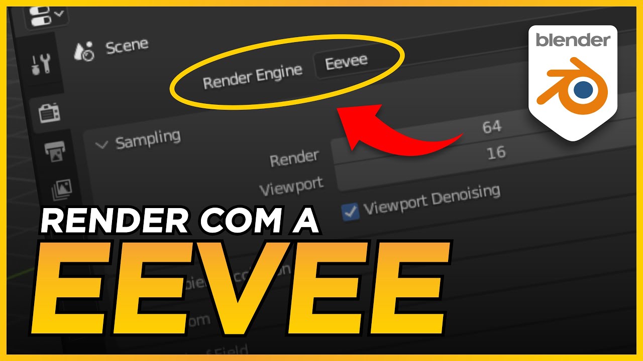Como renderizar com a EEVEE no Blender 3D (Novas Versões)