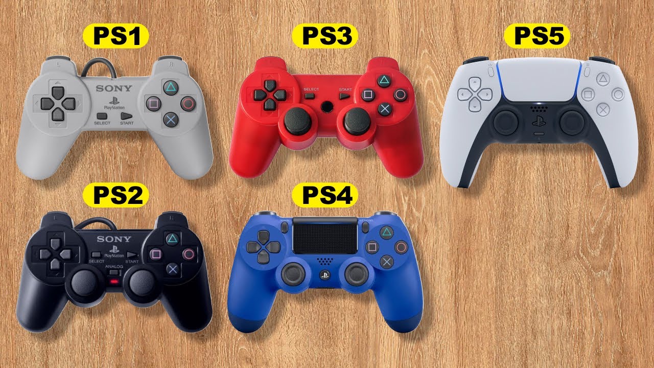 Mengenal Semua Stik PlayStation dan Fitur-Fiturnya‼️ Perkembangan Teknologi Kontroler PS1 sampai PS5