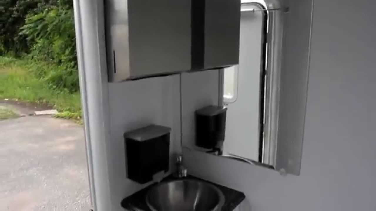 Shower Trailer | Portable Restrooms Trailer | 2 or 3 Station Portable Shower Restroom Trailer Combo