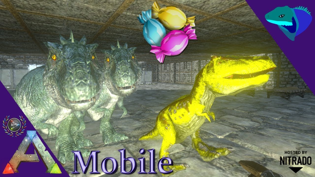 LEED FISHING! UNICORN POOP, EERY CANDY BP! TWIN GIGAS, MUTATED REX HATCHING! ARK: Mobile [S2:E31]