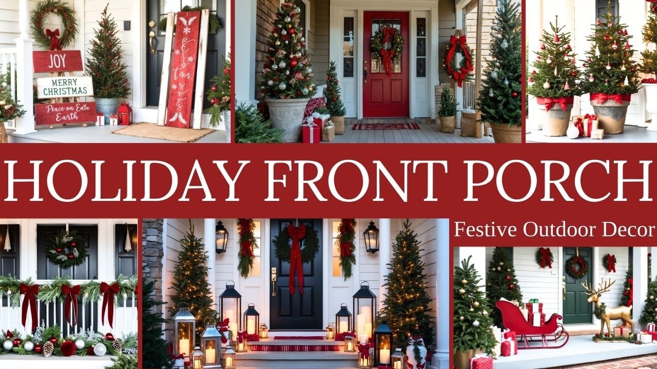 Unique Front Porch Christmas Decor Ideas for a Magical Holiday Season