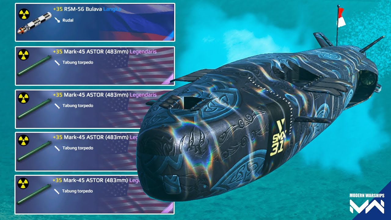 FS SMX-31 Lele Haram Bumbu 4X ядерная торпеда 3X ядерная ракета || Современные военные корабли